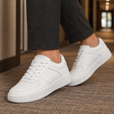 Low-Top Platform Sneakers with Lace-Up