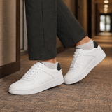 Low-Top Platform Sneakers with Lace-Up