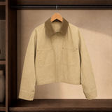 Zip-Front Jacket with Patch Pockets
