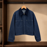 Zip-Front Jacket with Patch Pockets