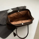 Slouchy Top Handle Tote Bag with Bag Charm