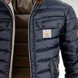 Stand Collar Quilted Puffer Jacket
