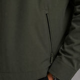Tailored Zip-Front Jacket with Stand Collar