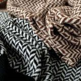 Contrast Sleeve Turtleneck Sweater