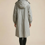 Trench Coat with Belt and Lapel Collar