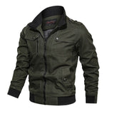Cargo Jacket with Zip Front and Flap Pockets