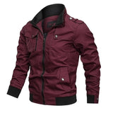Cargo Jacket with Zip Front and Flap Pockets