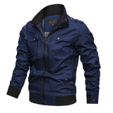 Cargo Jacket with Zip Front and Flap Pockets
