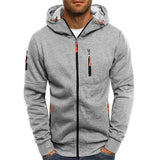 Full-Zip Hoodie with Zippered Pockets