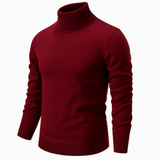 Slim-Fit Knit Turtleneck Sweater