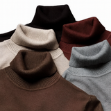 Slim-Fit Knit Turtleneck Sweater