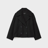 Double Breasted Wool Peacoat Women