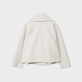 Double Breasted Wool Peacoat Women