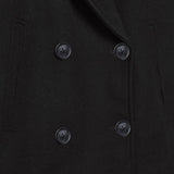 Double Breasted Wool Peacoat Women