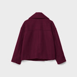 Double Breasted Wool Peacoat Women