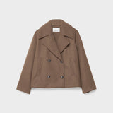 Double Breasted Wool Peacoat Women