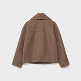 Double Breasted Wool Peacoat Women