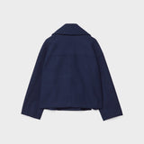 Double Breasted Wool Peacoat Women