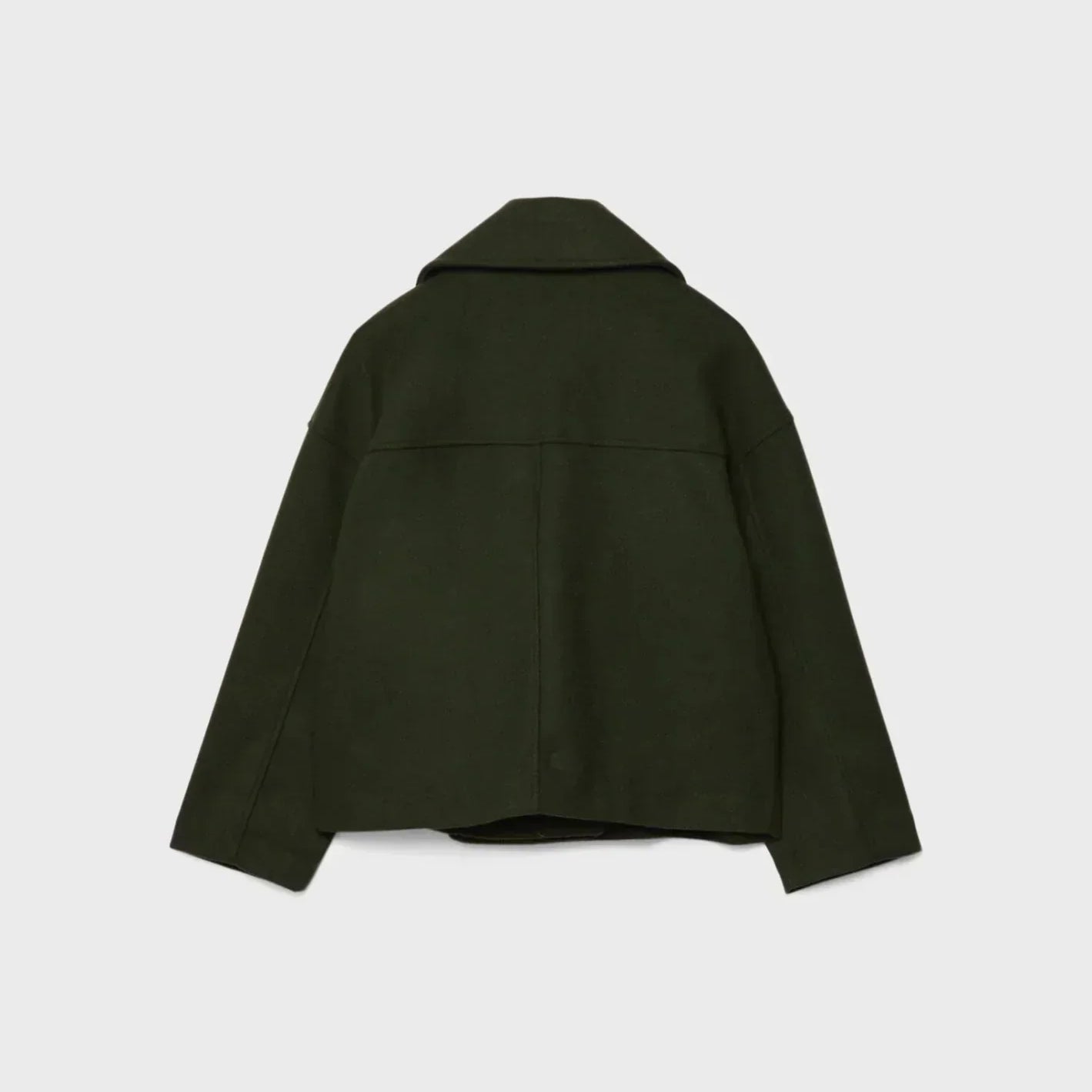 Double Breasted Wool Peacoat Women