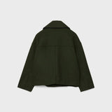 Double Breasted Wool Peacoat Women
