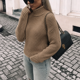 Women's Knit Turtleneck Sweater