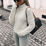 Women's Knit Turtleneck Sweater