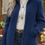Fleece Stand Collar Jacket Women